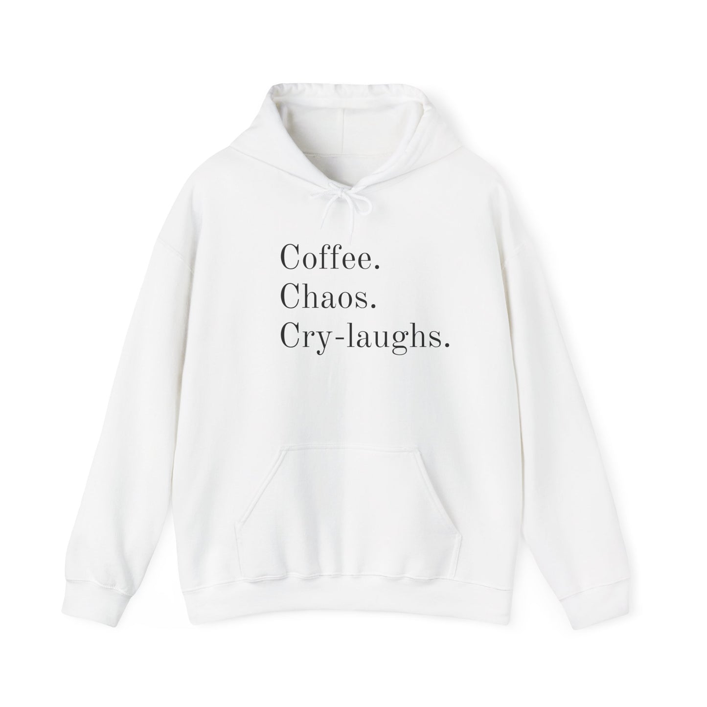 Coffee Chaos Cry-Laughs Hoodie - Unisex