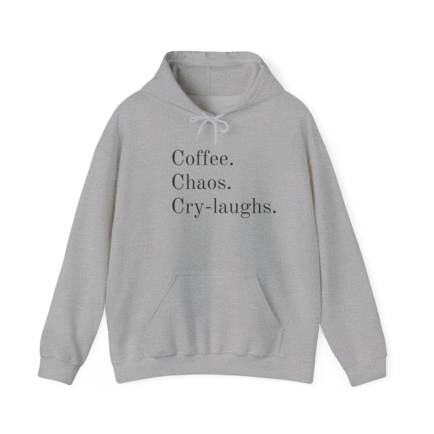 Coffee Chaos Cry-Laughs Hoodie - Unisex