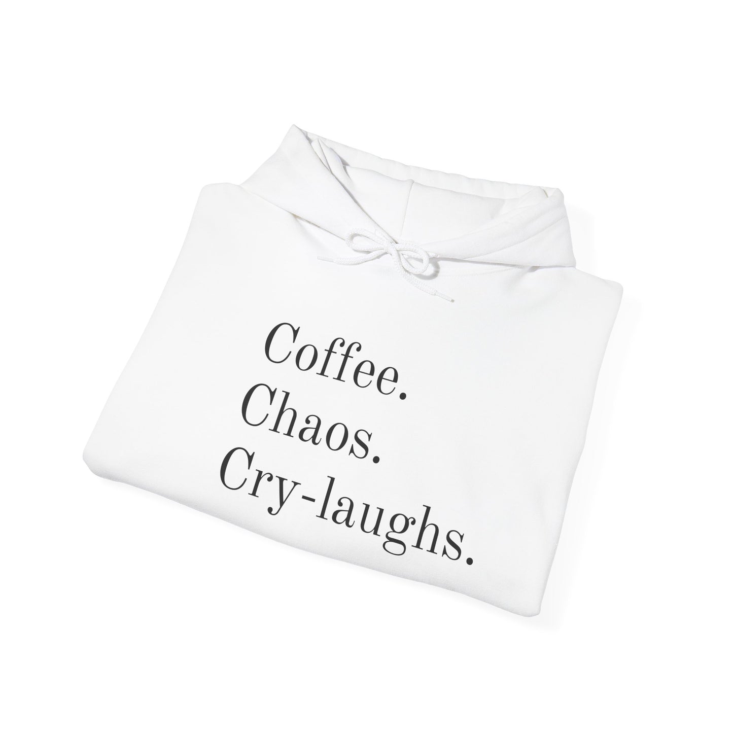 Coffee Chaos Cry-Laughs Hoodie - Unisex