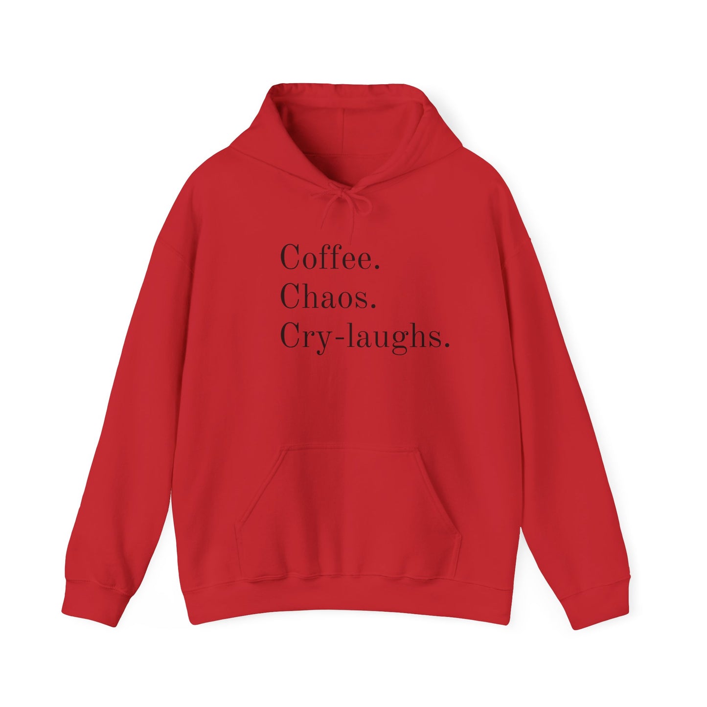 Coffee Chaos Cry-Laughs Hoodie - Unisex