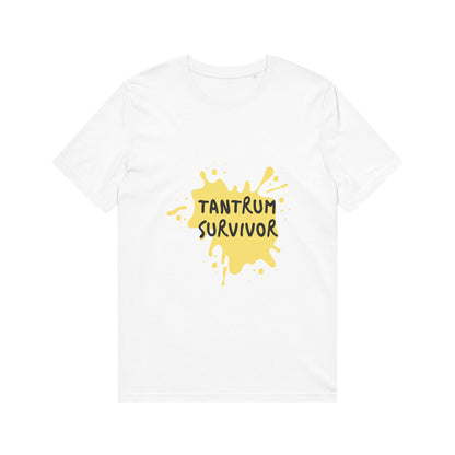 Tantrum Survivor Organic Tee – Because Peace and Quiet Are a Myth