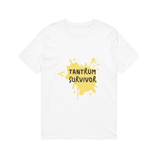 Tantrum Survivor Organic Tee – Because Peace and Quiet Are a Myth